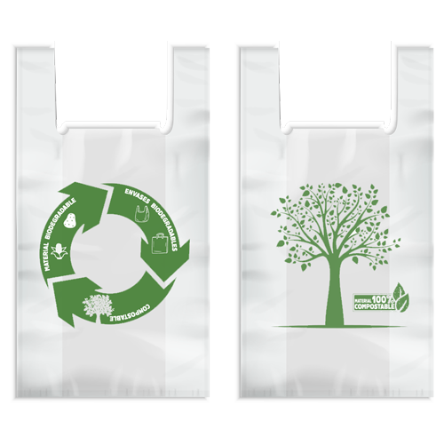 Bolsas de plastico biodegradables compostables