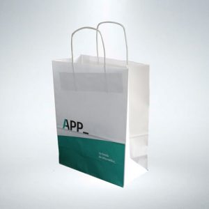 Bolsa de papel tienda app informática