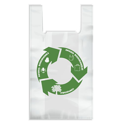 Bolsa compostable biodegradable